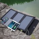 Портативна сонячна панель з powerbank Allpowers 21W 3.5A QC3.0 10000mAh Кемпінгова туристична переносна панель - зображення 3