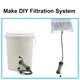 Портативний фільтр для води туристичний похідний Water Filter Straw на 8000 л Помаранчевий - зображення 5