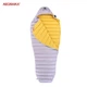 Пуховый спальный мешок Aegismax LETO +7°C +2°C Regular 190 см Gray - изображение 1