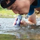 Фільтр портативний для води туристичний похідний Water Filter Straw на 3000 л Помаранчевий - зображення 2