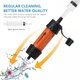 Фільтр портативний для води туристичний похідний Water Filter Straw на 3000 л Зелений - зображення 5