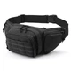 Тактична сумка нагрудна сумка бананка на пояс з MOLLE Black - зображення 1