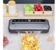 Вакуумный упаковщик Электрический для продуктов FKJ-5120 + 10 пакетов Вакууматор со встроенным резаком и дисплеем - изображение 8