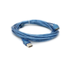 USB-подовжувач 2.0 AM/AF Voltronic 5 м, 1 ферит, Blue (YT-AM/AF-5.0TBL) - зображення 1