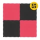 Мат-пазл (ласточкин хвост) 4FIZJO Mat Puzzle EVA 100 x 100 x 2 cм Black/Red (P-5907739310637) - изображение 10