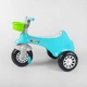 Трехколесный велосипед Pilsan Magic корзинка, багажник. Turquoise (109419) - изображение 3