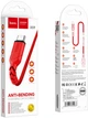 Кабель Hoco X59 USB to Type-C 3A, nylon, TPE connectors 1 м Red (6931474744937) - зображення 3