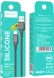 Кабель Hoco X101 Assistant silicone charging data cable Type-C Black (6942007604079) - зображення 4