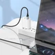 Кабель Hoco X102 USB to Type-C 3A, nylon, aluminum connectors 1.2 м Black (6942007608770) - зображення 6