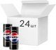 Упаковка безалкогольного напитка Pepsi нуль сахара сильногазированного 0.33 л х 24 банки (4823063129077) - изображение 1