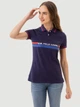 Поло жіноче U.S. Polo Assn 216091-ZH00A (EVENING BLUE) M Темно-синє (786660695533) - зображення 2