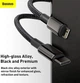 Кабель Baseus Tungsten Gold Fast Charging Data Cable Type-C to iP PD 20W 2 м Black (CATLWJ-A01) - зображення 12