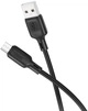 Кабель Borofone BX113 Lenny silicone charging data cable Micro 2 м Black (6941991115493) - изображение 2