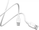 Кабель Borofone BX14 USB to Type-C 2.4A, PVC, TPE connectors 1 м White (6957531089995) - изображение 1