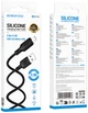 Кабель Borofone BX113 Lenny silicone charging data cable Micro 2 м Black (6941991115493) - изображение 5