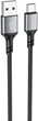 Кабель Borofone BX83 Type-C Famous silicone charging data cable Black (6974443386417) - зображення 1