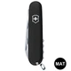 Швейцарський ніж Victorinox HUNTSMAN MAT чорний матовий лак 1.3713.3_M0007p - зображення 4