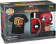 Zestaw Funko Pop! & Tee Deadpool & Wolverine Figurka Bobble-Head Deadpool & Wolverine Best Bubs + Koszulka Rozmiar M 81733 (889698817332) - obraz 1