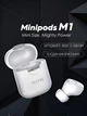 Беспроводная гарнитура для телефона Tecno Minipods M1 Bluetooth наушник беспроводной сенсорное управление до 6 часов работы White - изображение 1