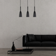 Lampa wisząca Light Prestige Solin 3 3xE27 Czarna (LP-181/3L BK) - obraz 2