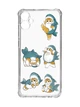 Чехол с утолщёнными углами на Samsung Galaxy A05 (A055) :: Котенки акулы (принт 381) - изображение 1