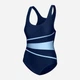 Купальник слитный женский Aqua Speed Stella Lady 8663 (299-41) 40 (L) Черный/ Голубой (5908217686633) - изображение 3