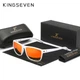 Мужские поляризационные солнцезащитные очки KINGSEVEN LC755 White Red - изображение 1