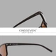 Мужские поляризационные солнцезащитные очки KINGSEVEN LC755 Gradient Brown - изображение 3