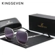 Женские градиентные поляризационные солнцезащитные очки KINGSEVEN N7822 Purple Gradient Pink - изображение 1