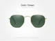 Женские поляризационные солнцезащитные очки KINGSEVEN N7548 Gold Green - изображение 2