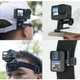 Крепление на голову и клипса на одежду кепку Telesin QHM-001 для экшн-камер GoPro, DJI Action (77085) - изображение 3