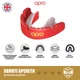 Капа OPRO Gold Braces під брекети зросла (вік 11+) Red/Pearl (art.102506003) - зображення 4