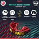 Капа OPRO Gold доросла (вік 11+) JAWS Black/Red (art.102504011) - изображение 2