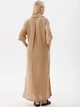 Халат женский муслиновый Leinle Muslin Dream 1675 L Бежевый (4821675110234) - изображение 2