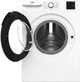 Стиральная машина Beko BM1WFSU 38033 WW, фронтальная, узкая, 8 кг, 1000, класс С/A/С, 45 см, 15 программ, дисплей, пар, инвертор, белый с черным люком - изображение 3