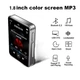 MP3 плеер Ruizu X81 1,8" Bluetooth 5.3 Hi-Fi 4Gb с внешним динамиком серебристый - изображение 2