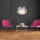 Lampa wisząca Vetro Light Prestige Vetro 5 x E14 srebna (LP-2910/5P) - obraz 3
