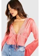 Блуза boohoo 38 Кораловий GZZ53534 - зображення 4
