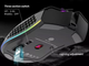 Мишка бездротова ігрова K-Snake BM600 з акумулятором та RGB підсвічуванням - зображення 4
