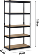 Складський стелаж Humberg HR-700 183 x 90 x 45 см (5903890618537) - зображення 8