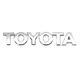 Емблема напис Toyota Хром 75х12 мм на скотчі 75441-0K031 - зображення 2