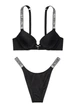 Купальник Victoria's Secret Bombshell Adds 2 cup push-up & Brazilian Bottom 32C-S Чорний (26427030-26281579) - изображение 3