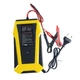 Импульсная Автомобильная Зарядка Fully Intelligent Pulse Repair Charger 12V 6A 90W Дисплей Свинцово-кислотная Yellow - изображение 4