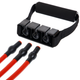Еспандер трубчастий з ручками 2шт з фіксатором SP-Sport Resistance Band 8021-30-170 30LB (латекс, EVA, d-12мм, l-170см, длина гумі-150см, червоний) - зображення 7