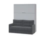 Шкаф-кровать-диван Smartmebel HF PLUS-140 Пепельный 140х200 см (N 100-31) - изображение 1