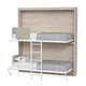 Двухъярусная Стол-Кровать Smartmebel MOON NEW Гикори Рокфорд Светлый 90х190см (N 100-30) - изображение 2