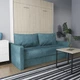 Шкаф-Кровать-Диван Smartmebel MIRA SOFA PLUS NEW 160х200 см Антрацит (N 100-12:A) - изображение 5