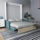 Шкаф-Кровать-Диван Smartmebel MIRA SOFA PLUS NEW 160х200 см Антрацит (N 100-12:A) - изображение 6