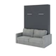 Шкаф-Кровать-Диван Smartmebel MIRA SOFA PLUS NEW 160х200 см Антрацит (N 100-12:A) - изображение 1