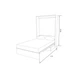 Шкаф-Кровать-Диван Smartmebel MIRA SOFA PLUS 140х200 см Гикори Рокфорд Светлый (N 100-9:R) - изображение 4